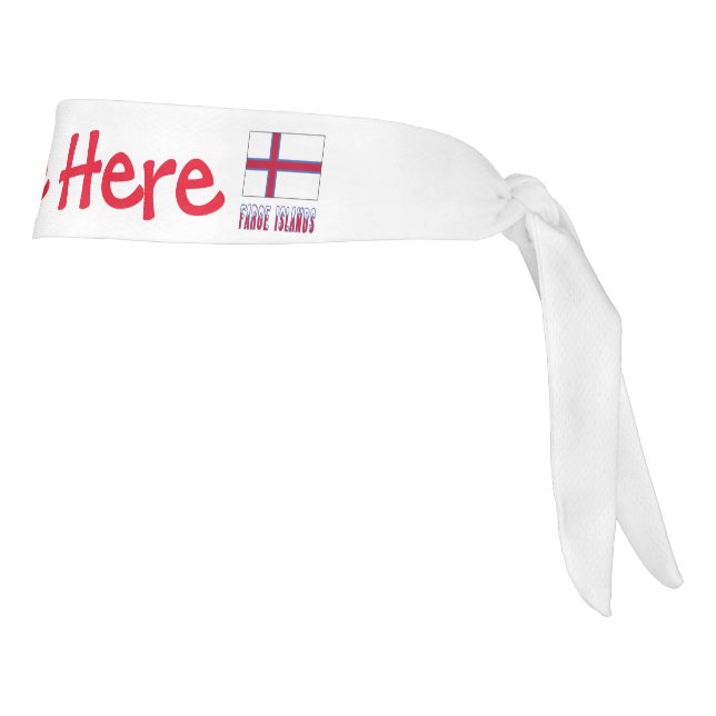Islas Feroe Feroés Bandera Rojo Personal (Girar 90)