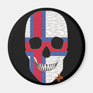 Islas Feroe HANDSKULL alrededor del imán B2