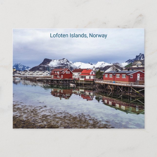 Islas Lofoten, Noruega, Tarjeta postal (Anverso)