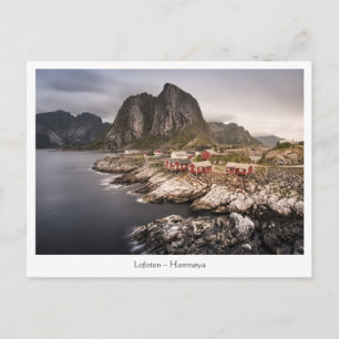Islas Lofoten Noruega Tarjeta postal