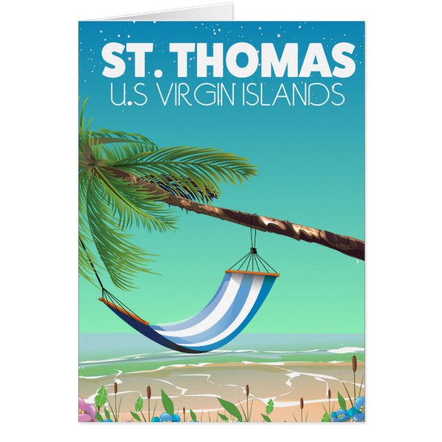 Islas Vírgenes Estadounidenses de Santo Tomás. (Frente)