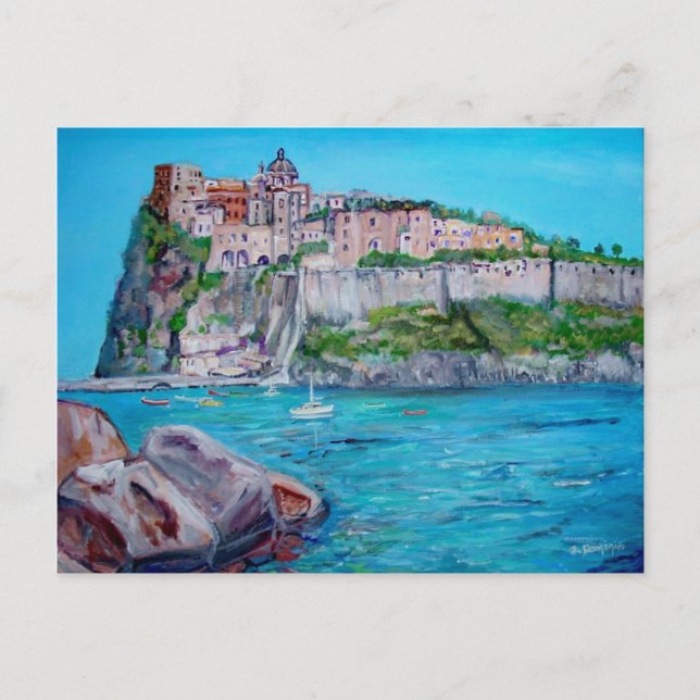 Isquiones, Italia - postal (Anverso)