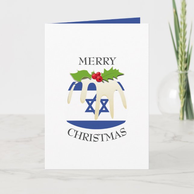 ISRAEL FLAG | Pudding festivo | Navidad (Anverso)