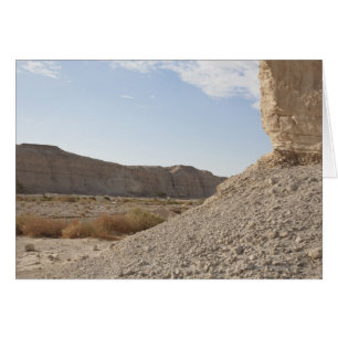 Israel, Mar Muerto, paisaje desértico