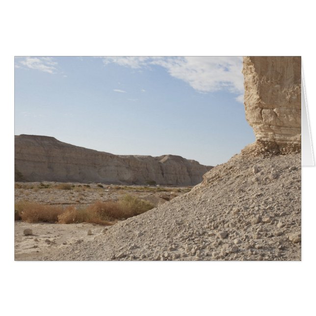 Israel, Mar Muerto, paisaje desértico (Anverso (Horizontal))