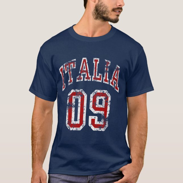 Italia 09 camisetas (Anverso)