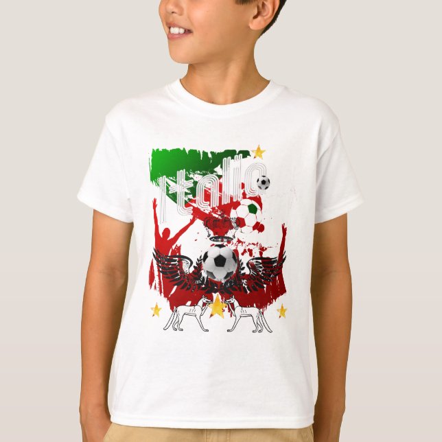 Italia aviva la camiseta del calcio para los (Anverso)