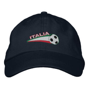 Italia azzurri bordó la gorra de béisbol