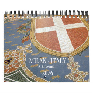 ITALIA - Calendario de Milán y Rávena 2026