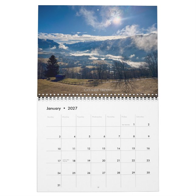 Italia desde arriba: calendario de fotografía con  (Jan 2027)