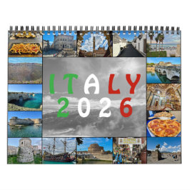 Italia desde arriba: calendario de fotografía con 