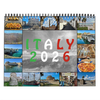 Italia desde arriba: calendario de fotografía con 