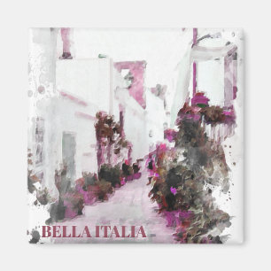 ** Italia Italia Planta Calle AP12 Imán artístico