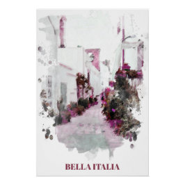** Italia Italia Planta Calle AP12 Poster artístic