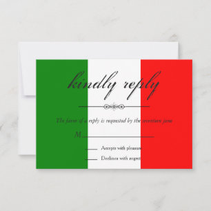 Italia moderna Boda italiana RSVP