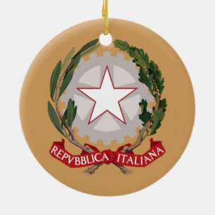 Italia - ornamento de cerámica del navidad