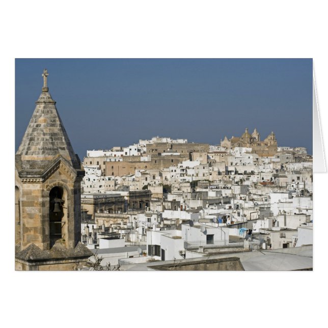 Italia, Ostuni, vista panorámica del casco antiguo (Anverso (Horizontal))