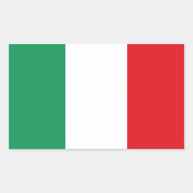 Italia* Pegatina de bandera Adesivo bandiera de It (Anverso)