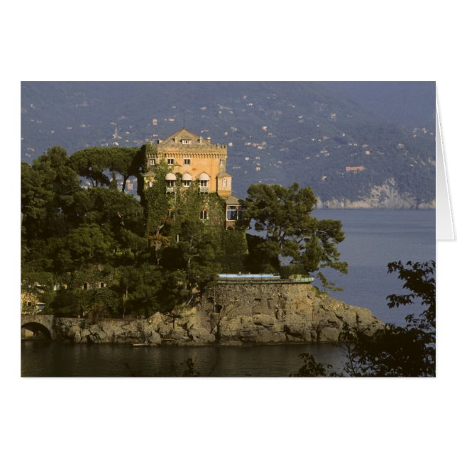 Italia, Portofino. Vida escénica en el (Anverso (Horizontal))