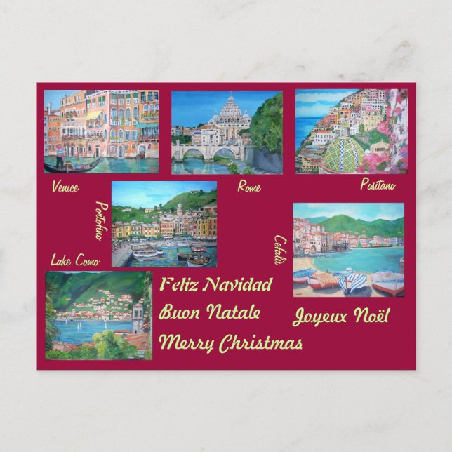 Italia: Postal de Navidades (Anverso)