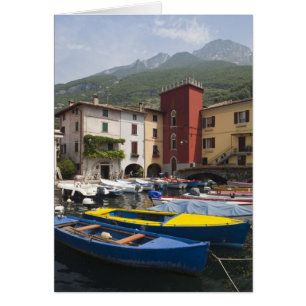 Italia, provincia de Verona, Malcesine. Casona vie
