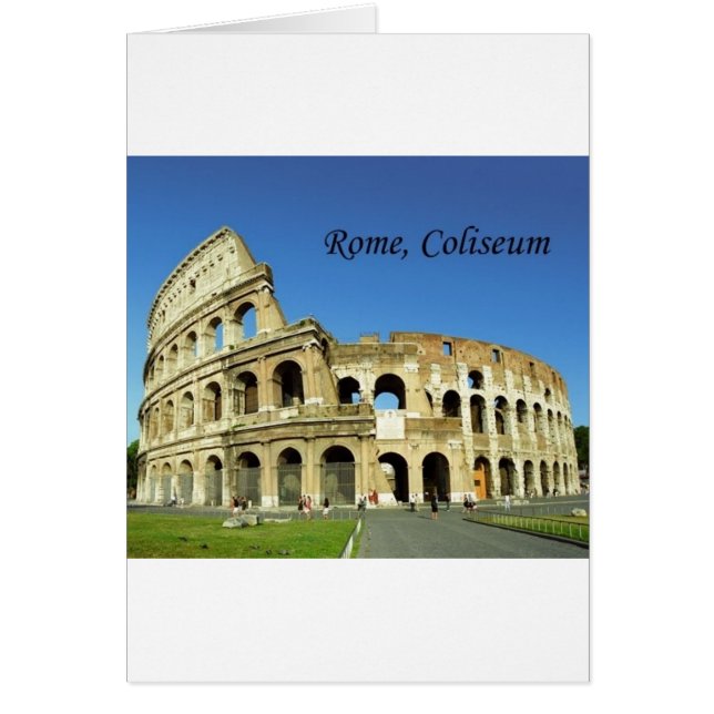 Italia, Roma, Coliseo Romano (St.K.) (Frente)