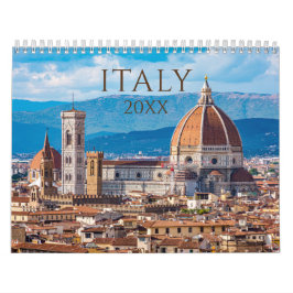 Italia Roma Florencia Venecia Calendario del Muro