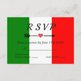 Italia - RSVP de la boda italiana