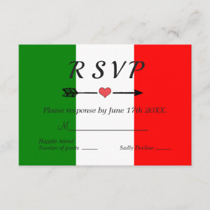 Italia - RSVP de la boda italiana