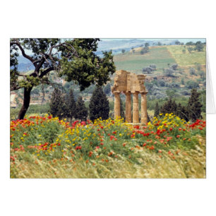 Italia, Sicilia, Agrigento. Las ruinas de los