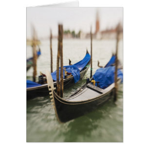 Italia, Venecia, el foco selectivo de Gondola en e