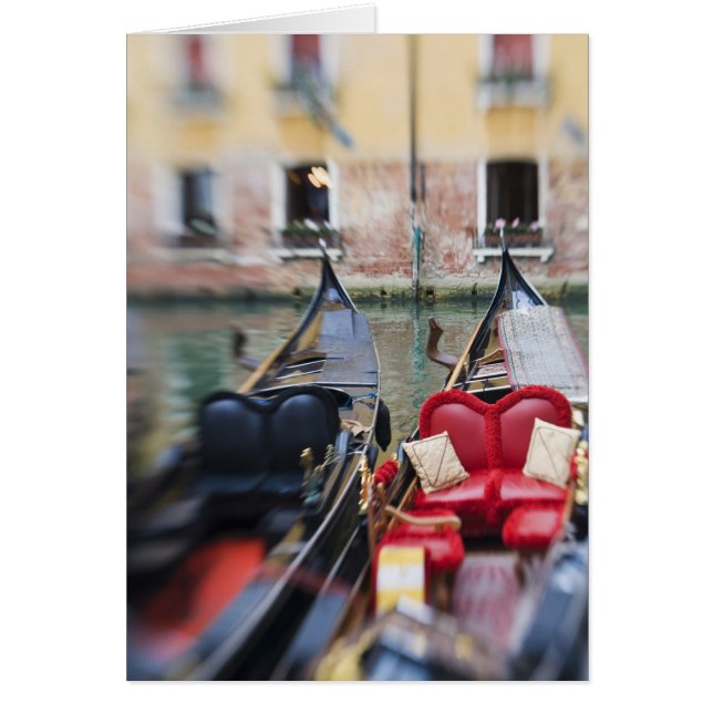 Italia, Venecia, foco selectivo de Gondola en 2 (Frente)