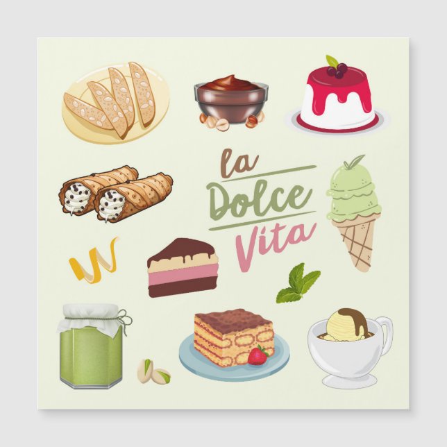 Italian Desserts Sweets (Anverso)
