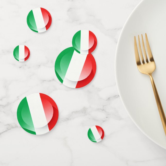 Italian Flag Table Confetti – Festive Party Decor (Grupo)