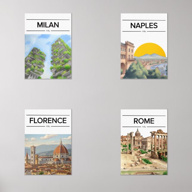 Italian Icons — City Art Set design office (Anverso)