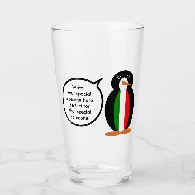 Italian Talking Ms Penguin Personalized  (Anverso)
