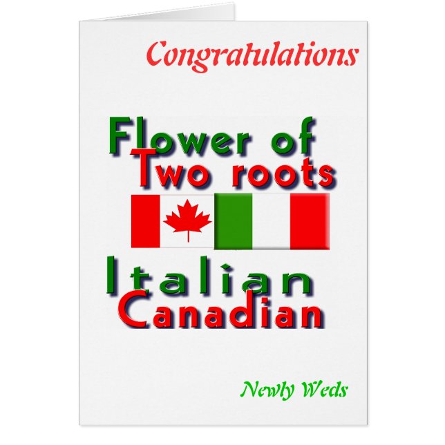 Italiano-canadiense (Frente)