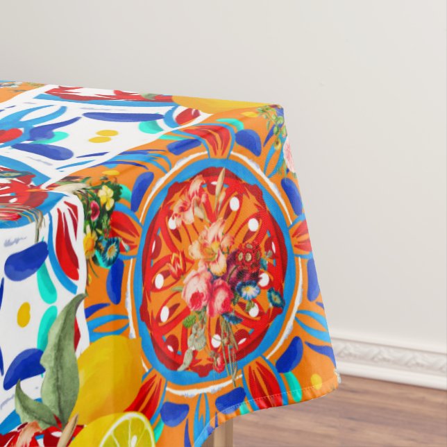 Italiano, verano, cítricos, manteles de motivos fl (In Situ)