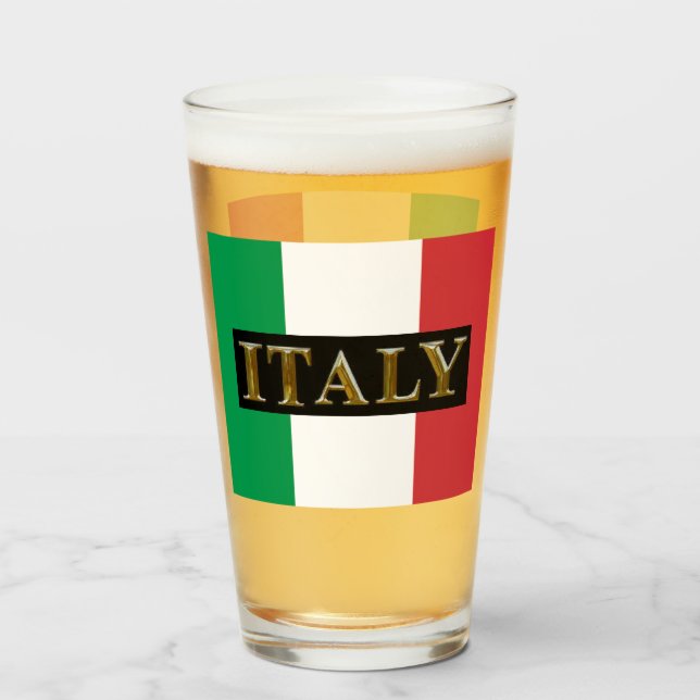 ITALY BEER GLASS (Anverso (lleno))