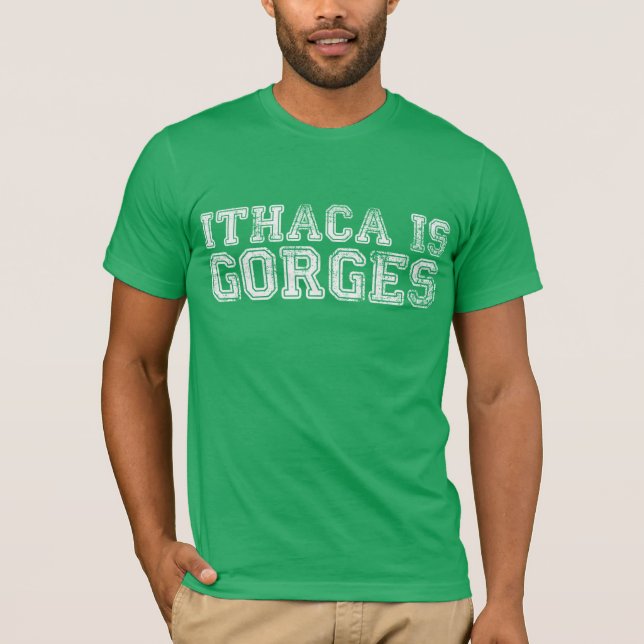 ITHACA ES camiseta de las GARGANTAS (Anverso)