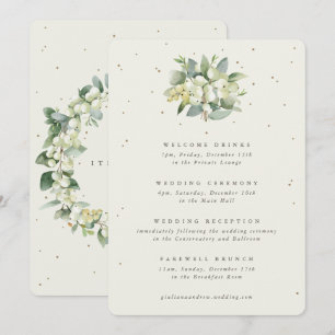 Itinerario de Boda de Snowberry Crema Grande + Euc