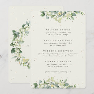 Itinerario de Boda de Snowberry Crema Grande + Euc