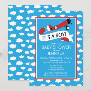It's a Boy! Invitación de Baby Shower de los chico