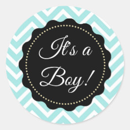 It's a Boy! Pegatinas de Baby Shower