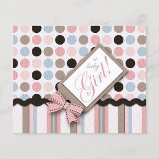 It's a Girl! Tarjeta de consejos