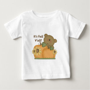 "It's Fall Y'all" Otoño Teddy Bear Infant Top