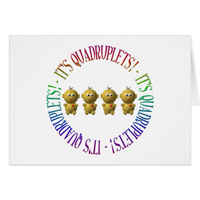 It's quadruplets! (Anverso (Horizontal))