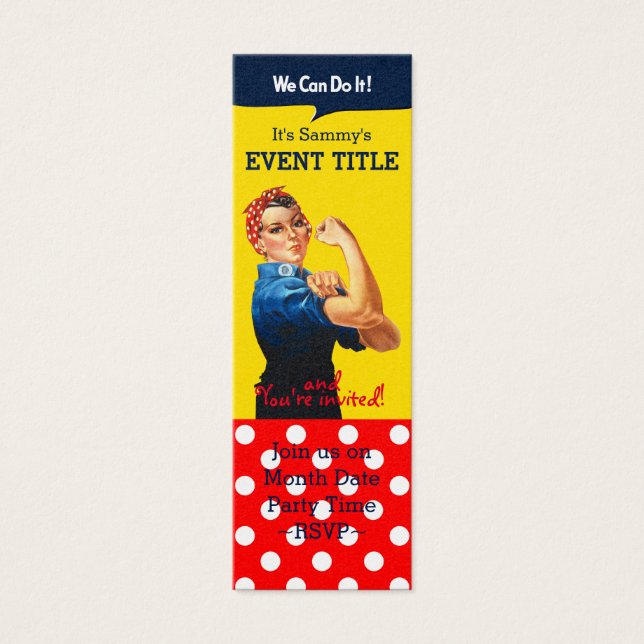 It's Your Personalized Rosie Party Supply (Frente)