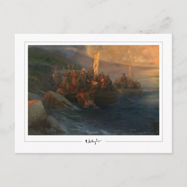 Ivan Aivazovsky #142 - Postales Bellas Artes (Anverso)