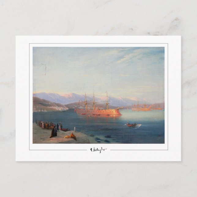 Ivan Aivazovsky #161 - Postales Bellas Artes (Anverso)